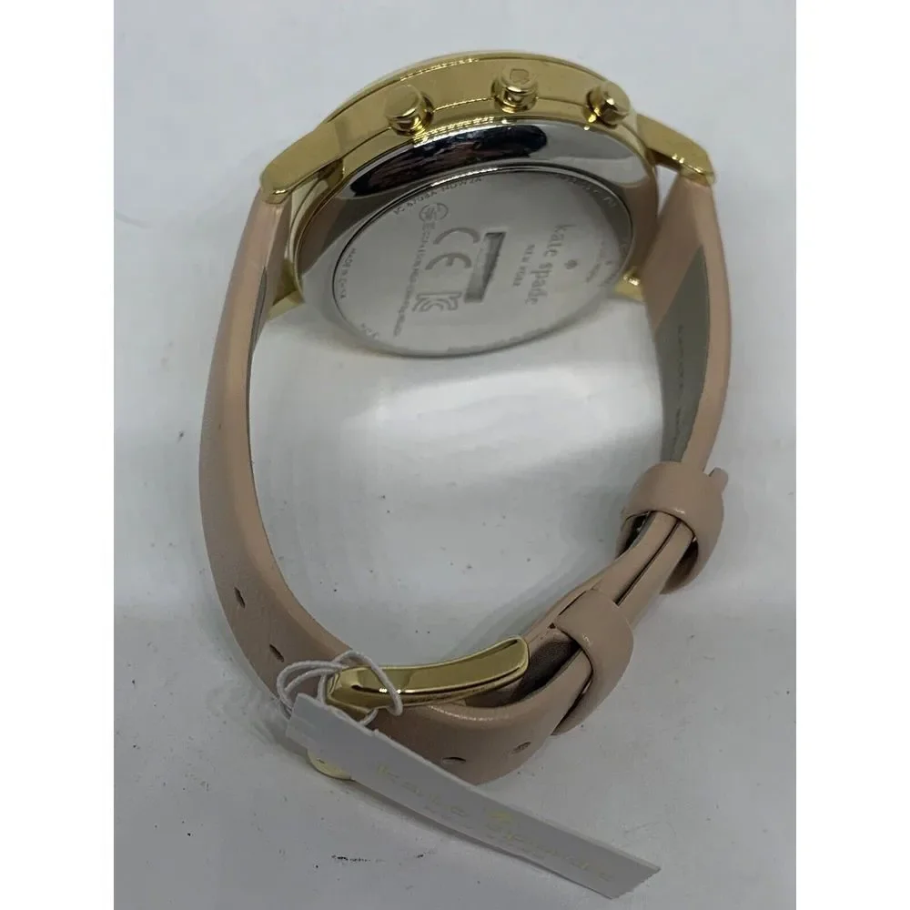 Kate Spade KST23105 Women Sand Leather Analog White Dial Hybrid Smartwatch HK795